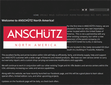 Tablet Screenshot of anschutznorthamerica.com
